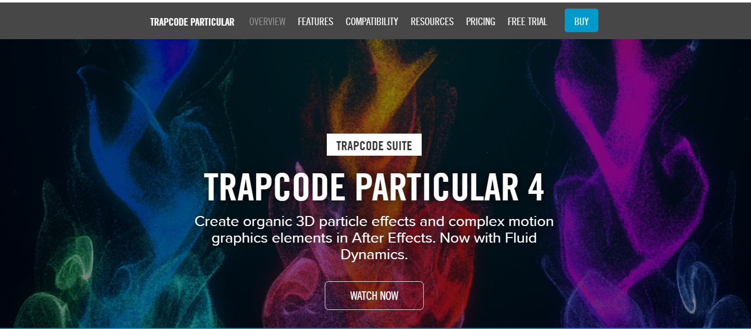 Abobe After Effect用スクリプト「trapcode particular」を無料でお試しする方法